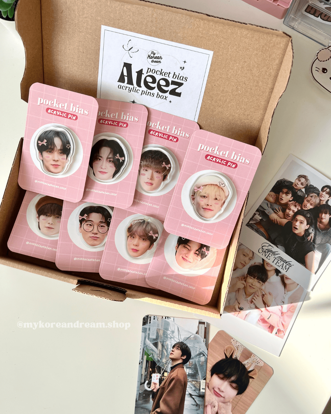 Box cadeau ATINY pin's Ateez