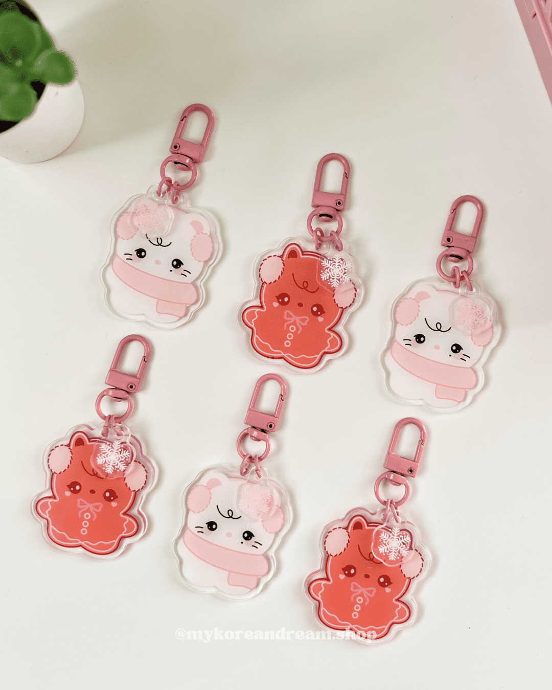 Porte-clé fanmade Jiniret et Quokka, design cute