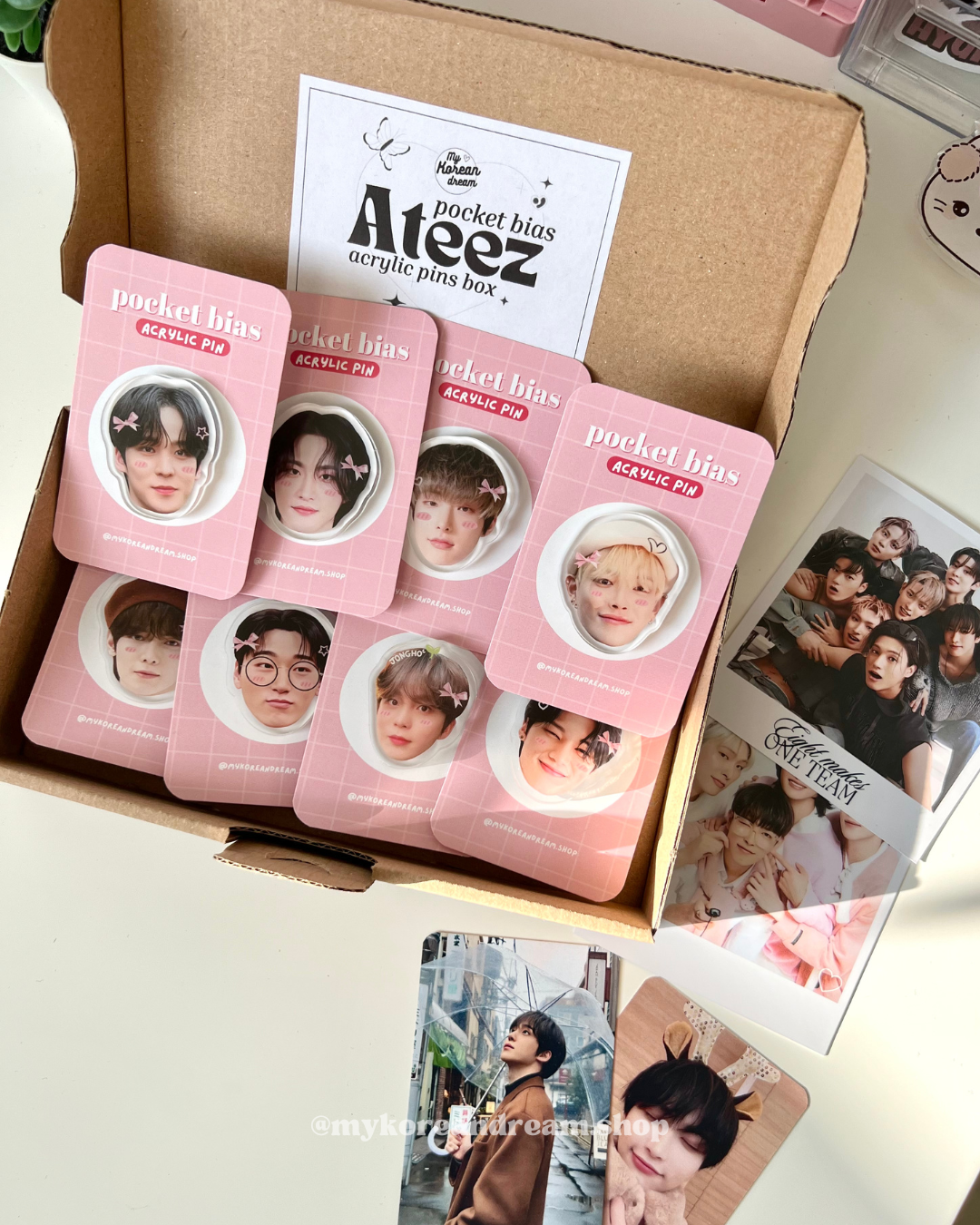 Ateez Pin's acrylique