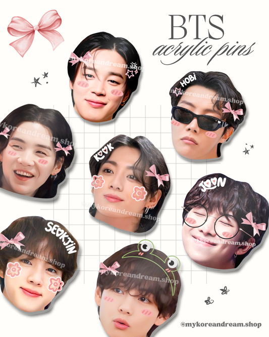 BTS Pin's acrylique - COMING SOON