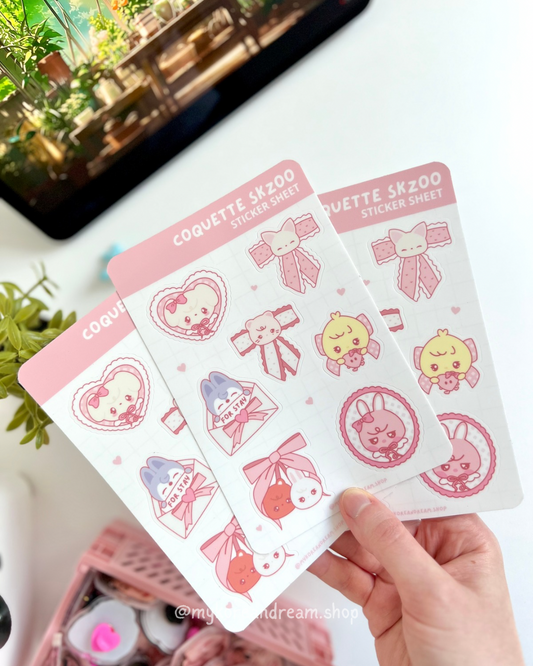 Planche de stickers SKZOO pour journaling