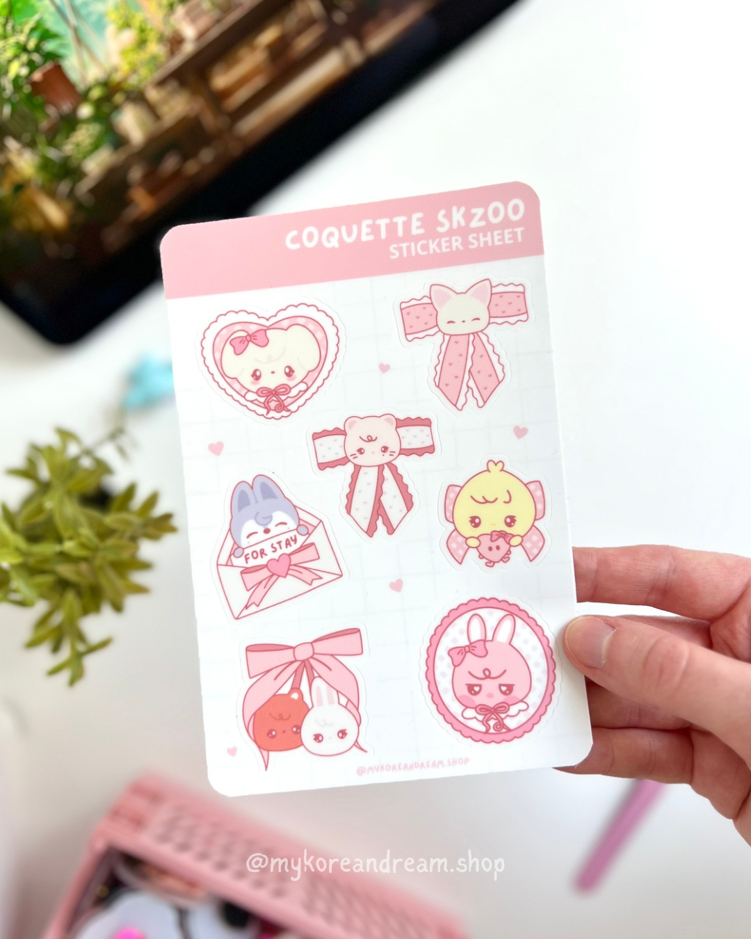 Stickers fanmade Stray Kids SKZOO, papeterie K-pop