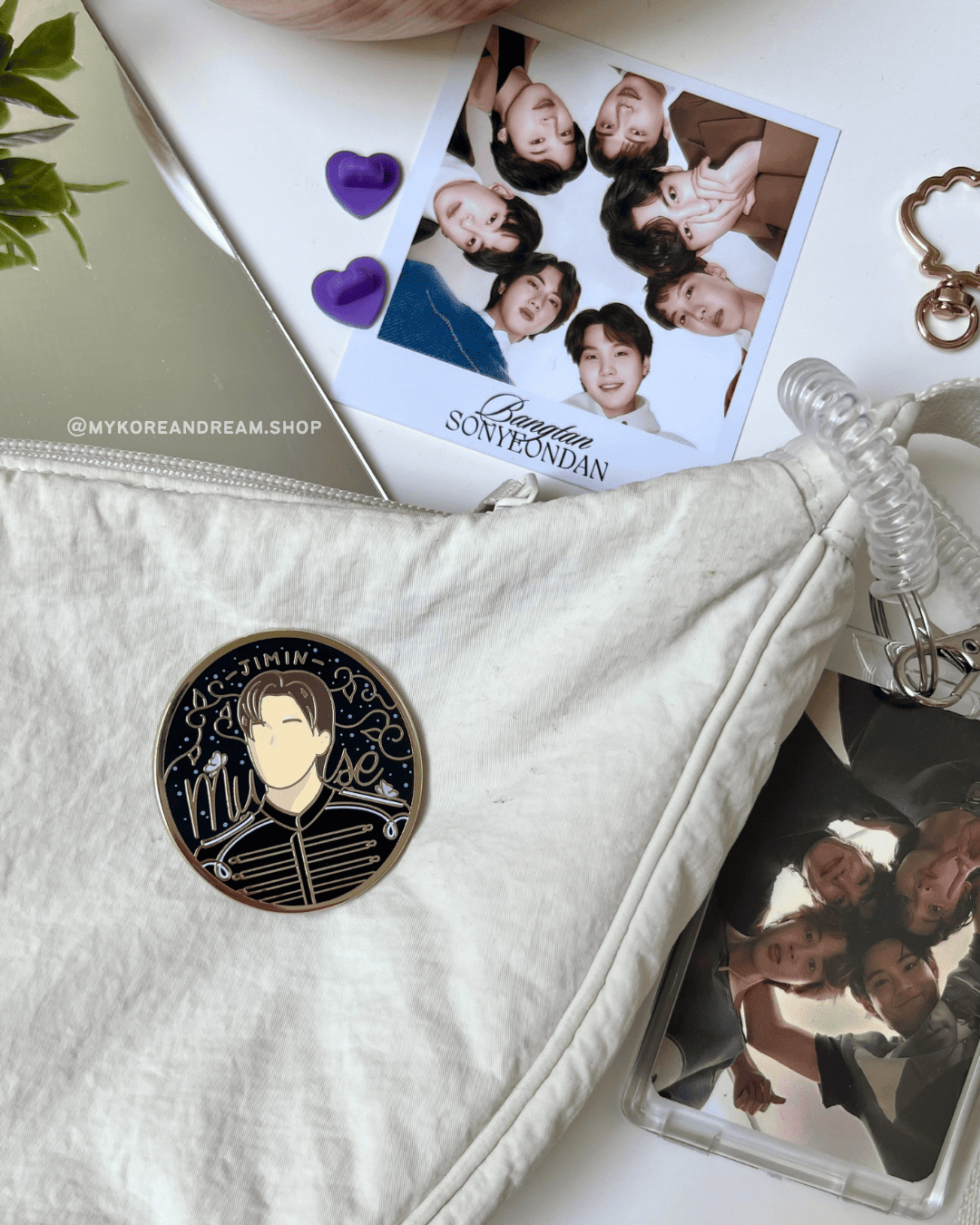 Accessoire pour sac, BTS Jimin badge