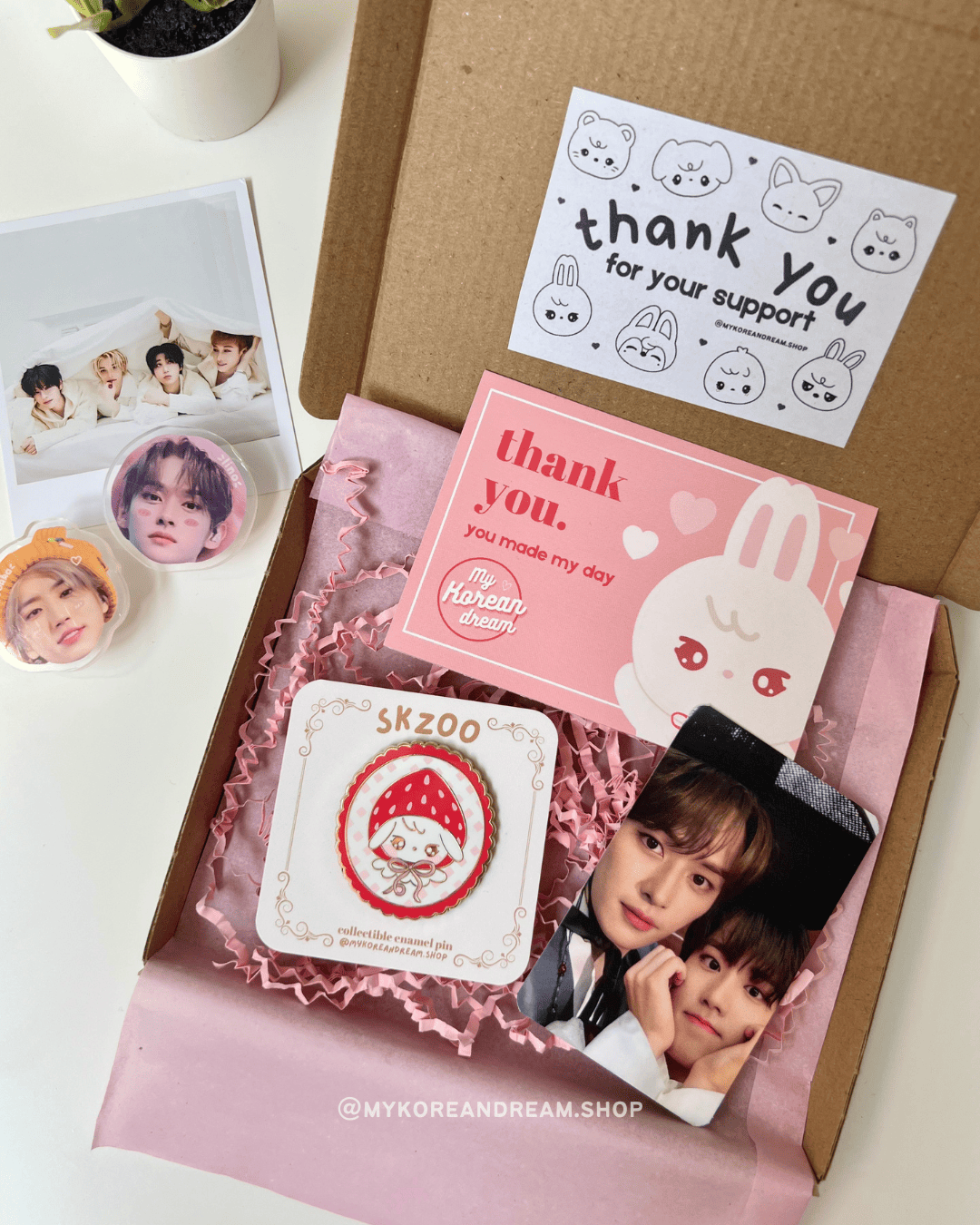 Emballage cadeau pin's Leebit Stray ids