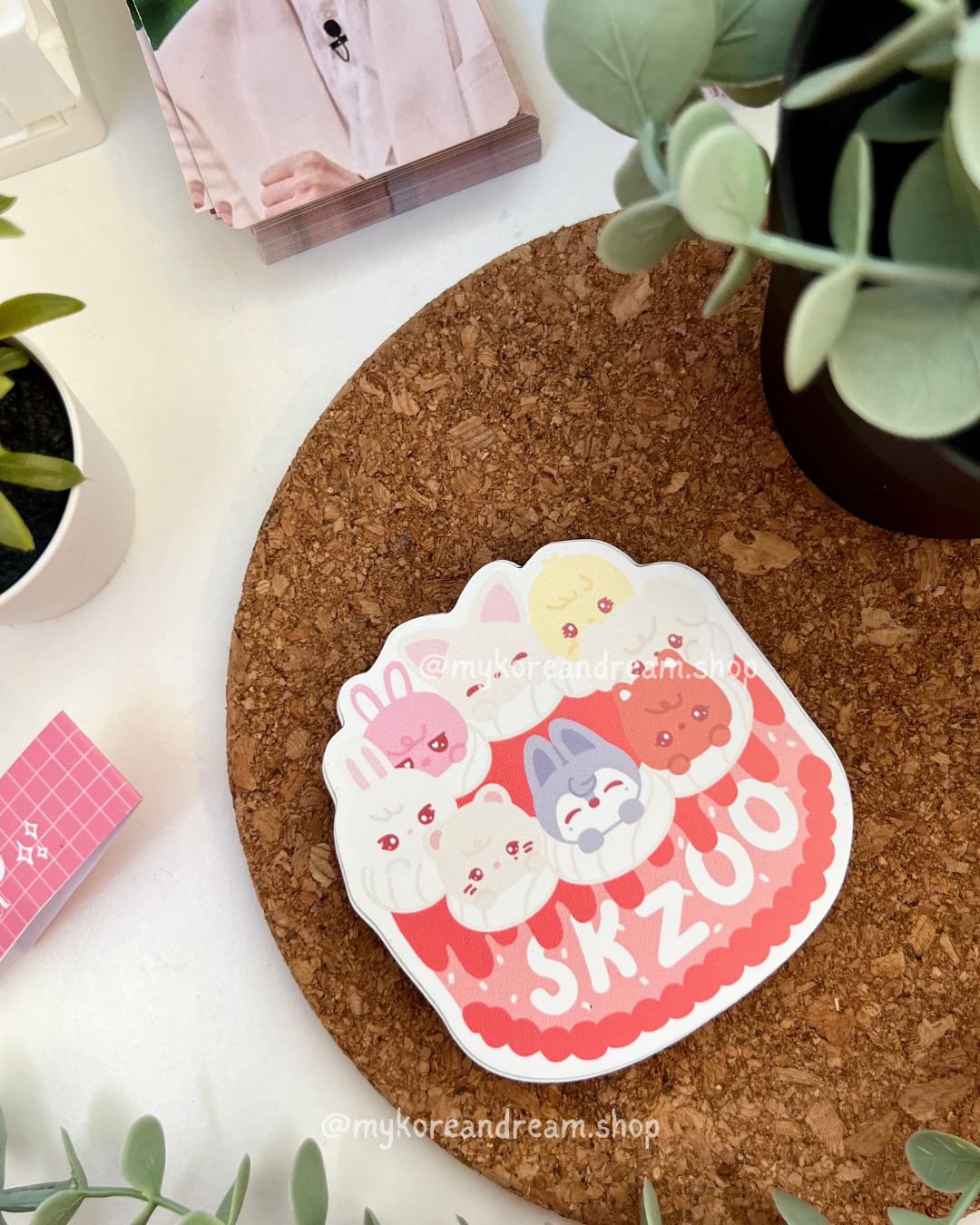 Magnet K-pop SKZOO mignon, déco frigo