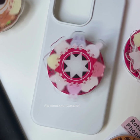 Pop socket Stray Kids SKZOO en version rotative, accessoire K-pop pour téléphone