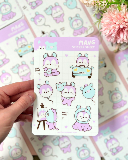 Stickers Mang BT21 journaling fanmade